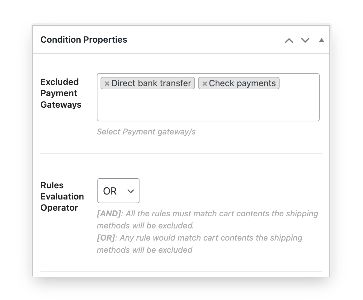 WooCommerce Restricted Shipping and Payment Pro-支付与配送方式条件限制插件[更至v4.0.0]插图7-WP资源海