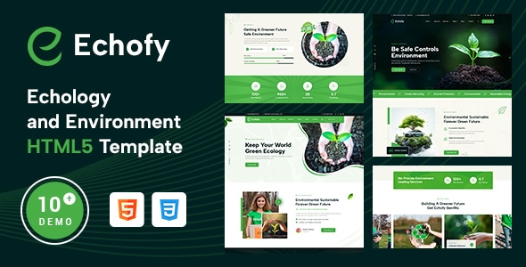 Echofy-绿色能源环保组织太阳能网站HTML5模板