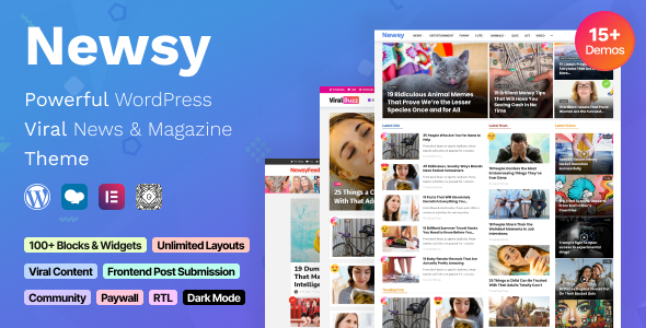 Newsy-新闻博客自媒体网站WordPress主题