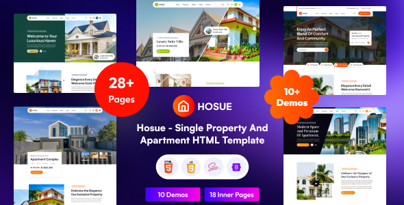 Hosue-酒店民宿公寓旅游度假村HTML5模板