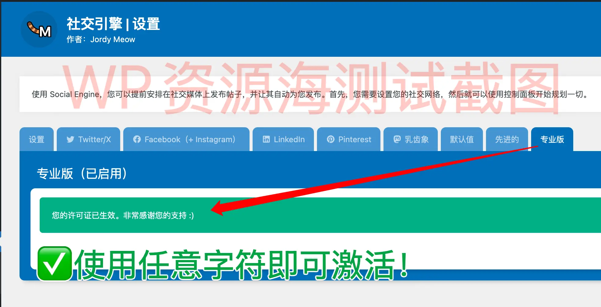 Social Engine Pro-社交媒体平台同步发文WordPress插件插图1-WP资源海 Social Engine Pro-社交媒体平台同步发文WordPress插件插图1-WP资源海