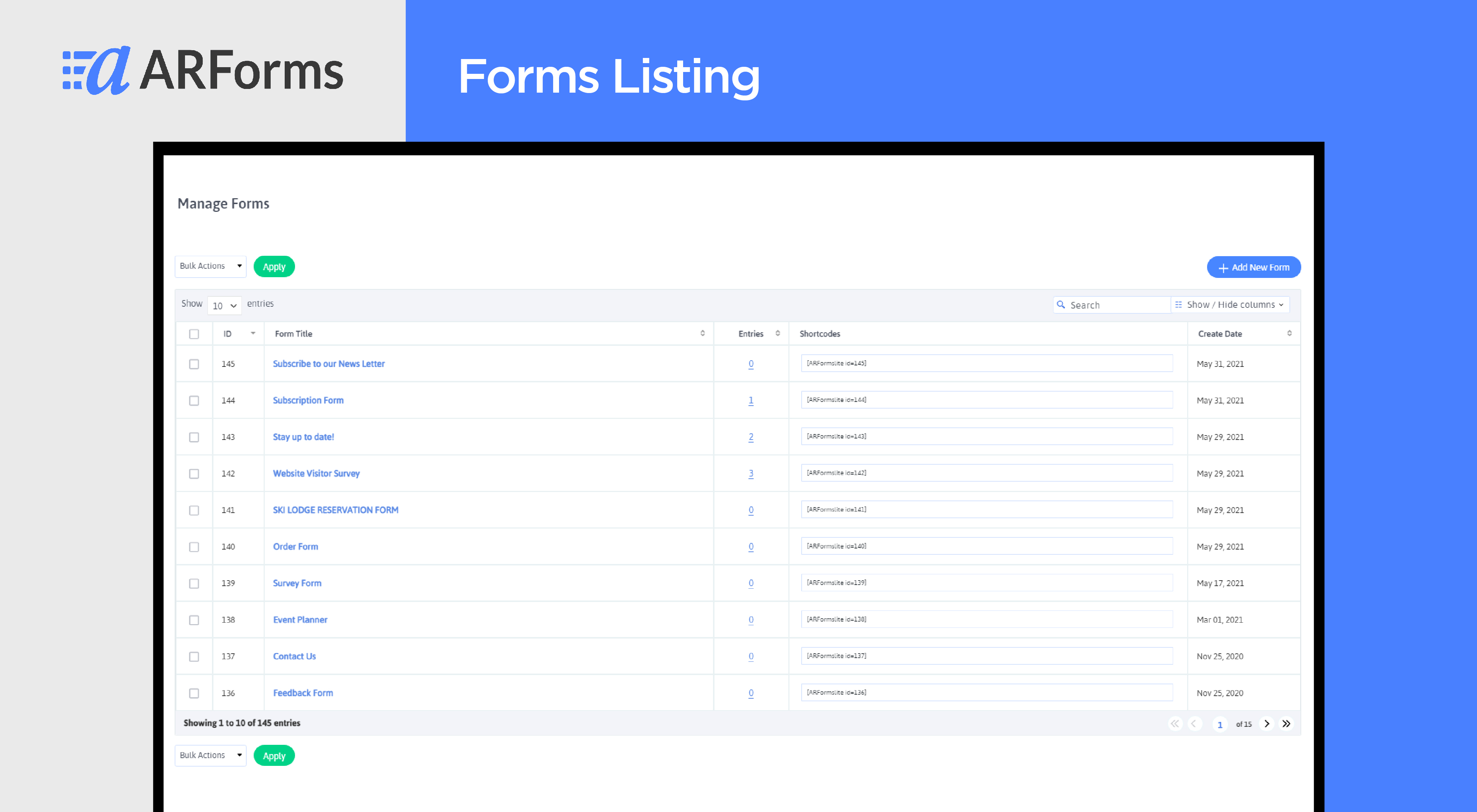 ARForms-功能强大的WordPress表单插件带全扩展插图8-WP资源海 ARForms-功能强大的WordPress表单插件带全扩展插图8-WP资源海