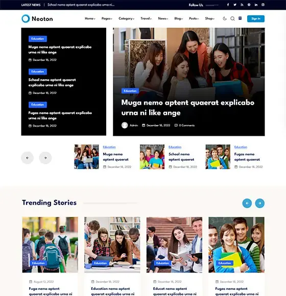 Neoton-漂亮且强大的新闻杂志博客WordPress主题插图5-WP资源海 Neoton-漂亮且强大的新闻杂志博客WordPress主题插图5-WP资源海