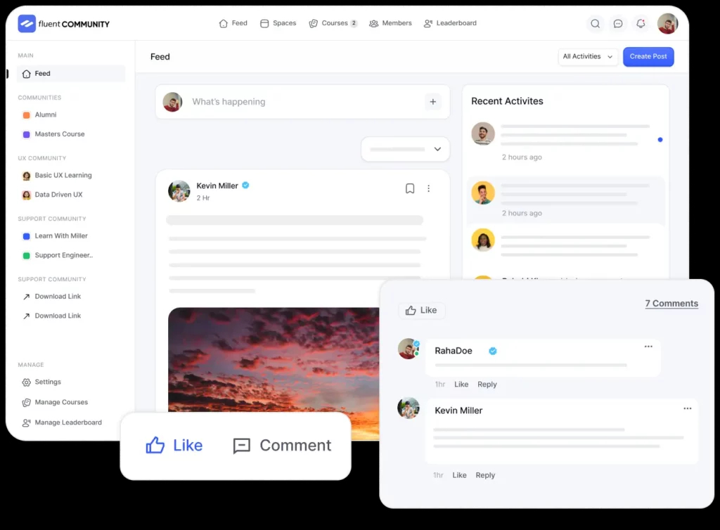 FluentCommunity Pro-轻量级社区论坛在线课程WordPress插件插图20-WP资源海