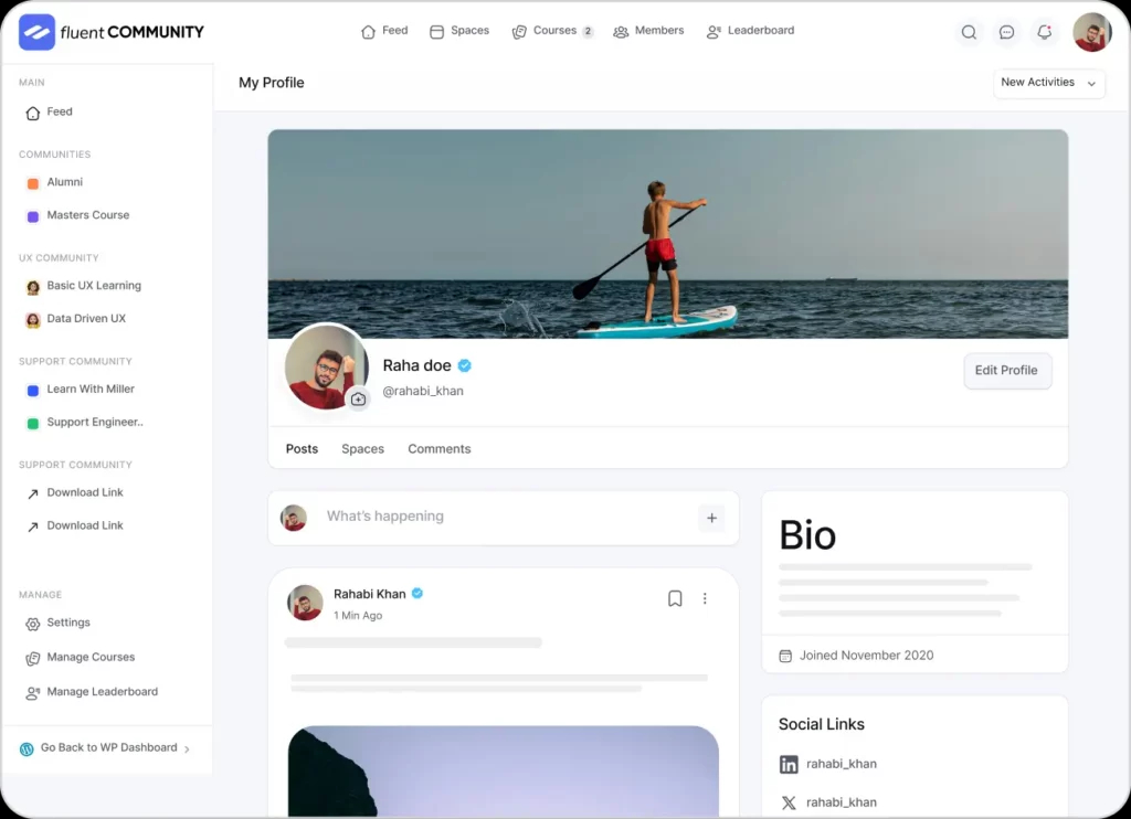 FluentCommunity Pro-轻量级社区论坛在线课程WordPress插件插图15-WP资源海