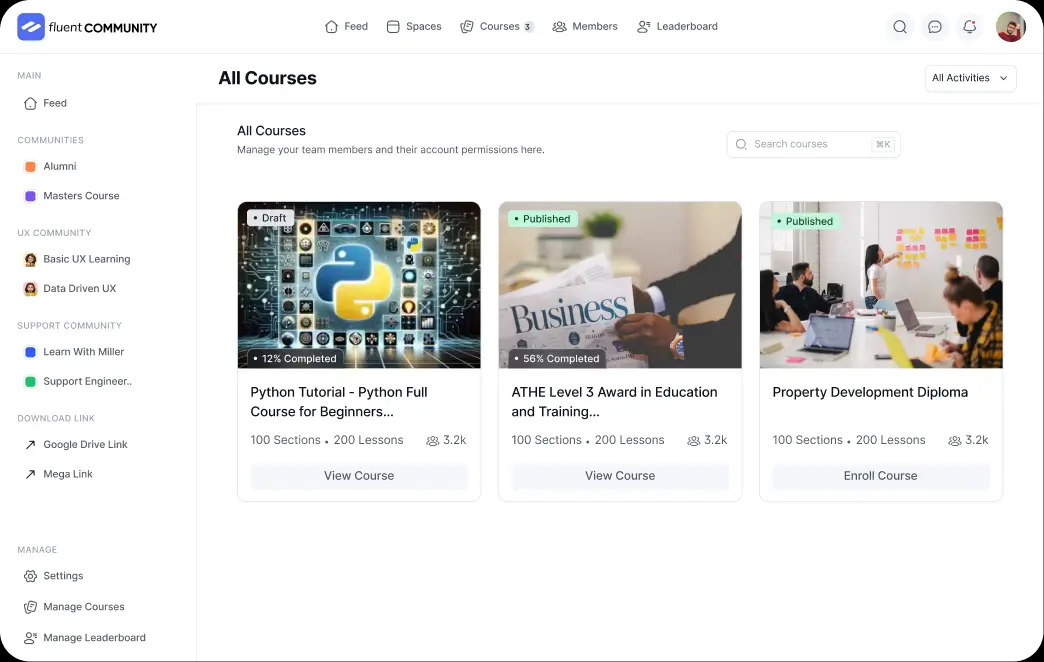 FluentCommunity Pro-轻量级社区论坛在线课程WordPress插件插图14-WP资源海