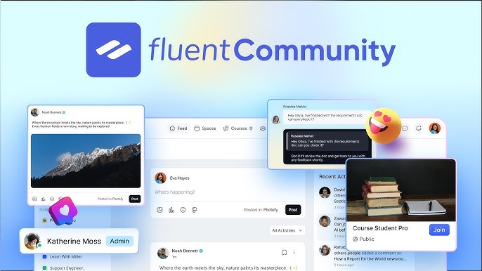 FluentCommunity Pro-轻量级社区论坛在线课程WordPress插件