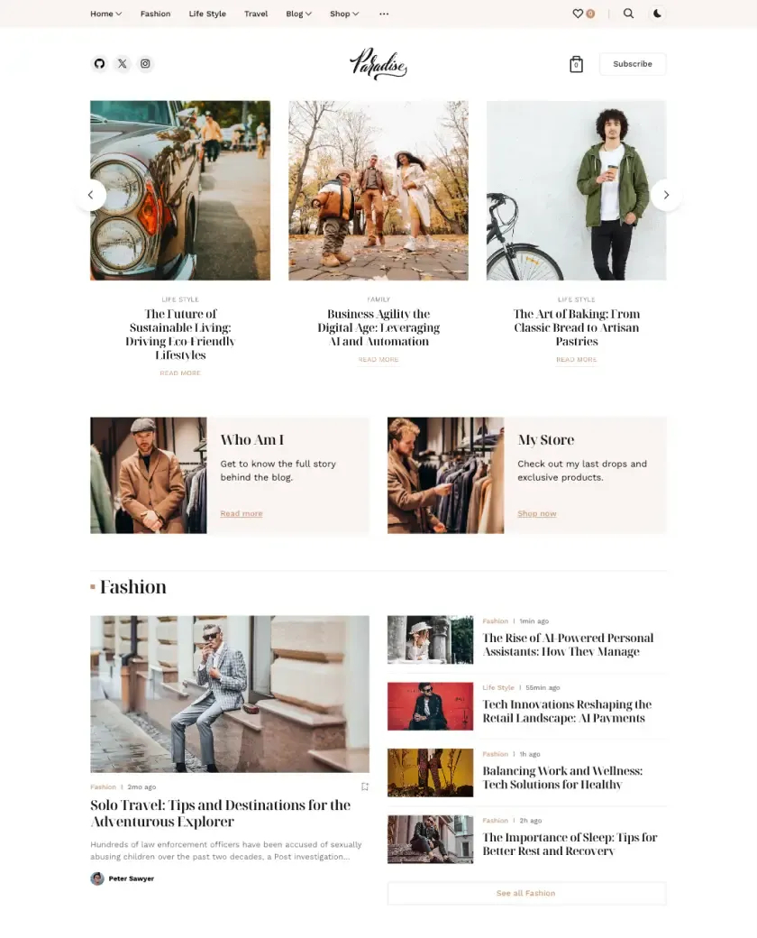 News5-全功能新闻杂志博客HTML5模板插图6-WP资源海