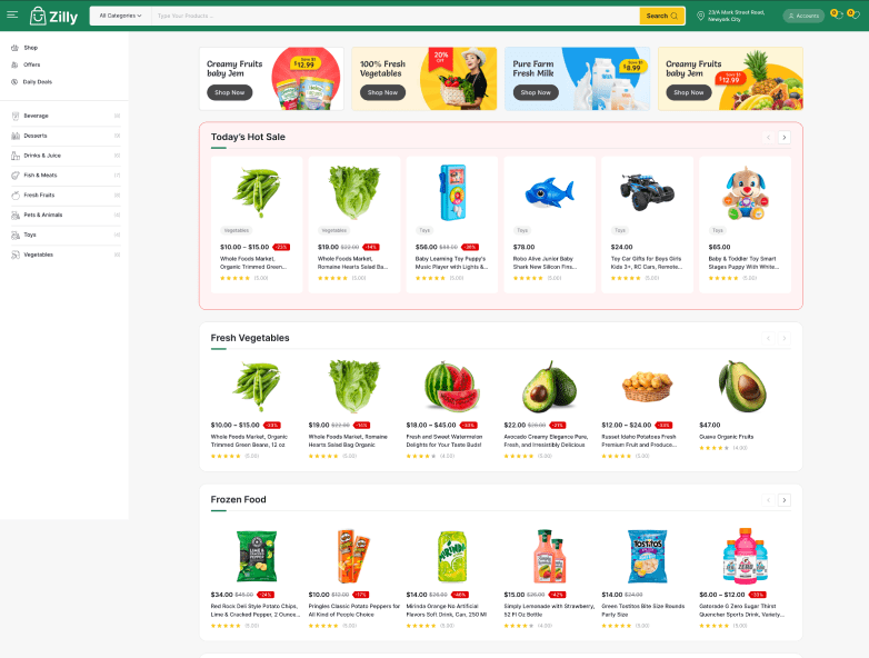 Zilly-生鲜超市果蔬食品电商WordPress主题插图9-WP资源海 Zilly-生鲜超市果蔬食品电商WordPress主题插图9-WP资源海