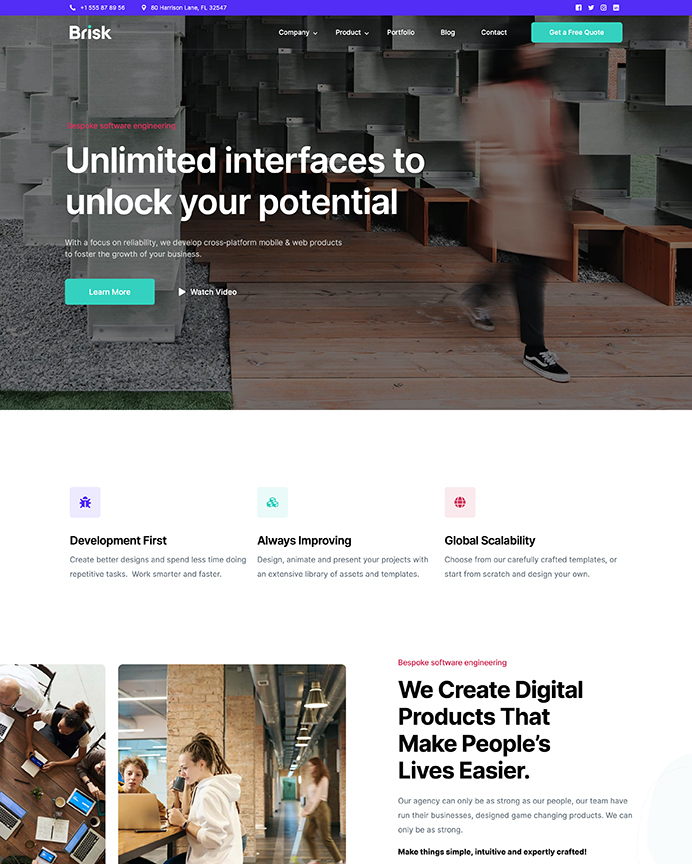 Brisk-多用途企业建站模板WordPress主题插图15-WP资源海 Brisk-多用途企业建站模板WordPress主题插图15-WP资源海