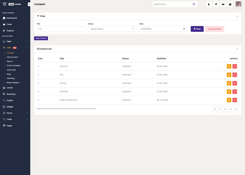 YashAdmin-专业漂亮的后台管理HTML5网站模板插图10-WP资源海
