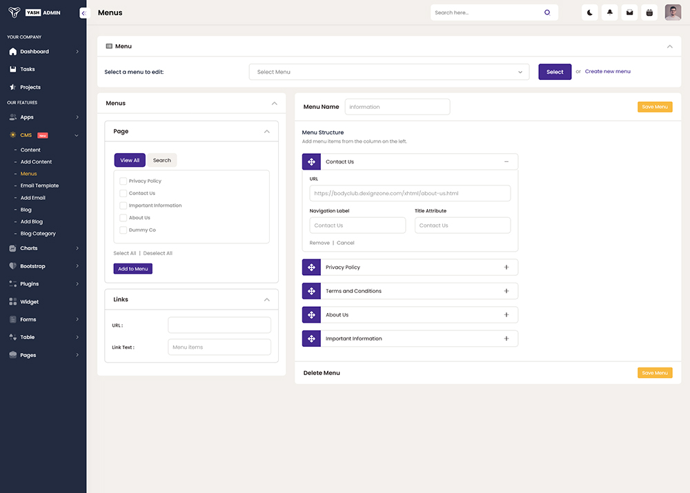 YashAdmin-专业漂亮的后台管理HTML5网站模板插图12-WP资源海
