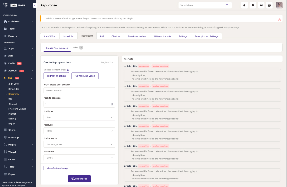 YashAdmin-专业漂亮的后台管理HTML5网站模板插图13-WP资源海