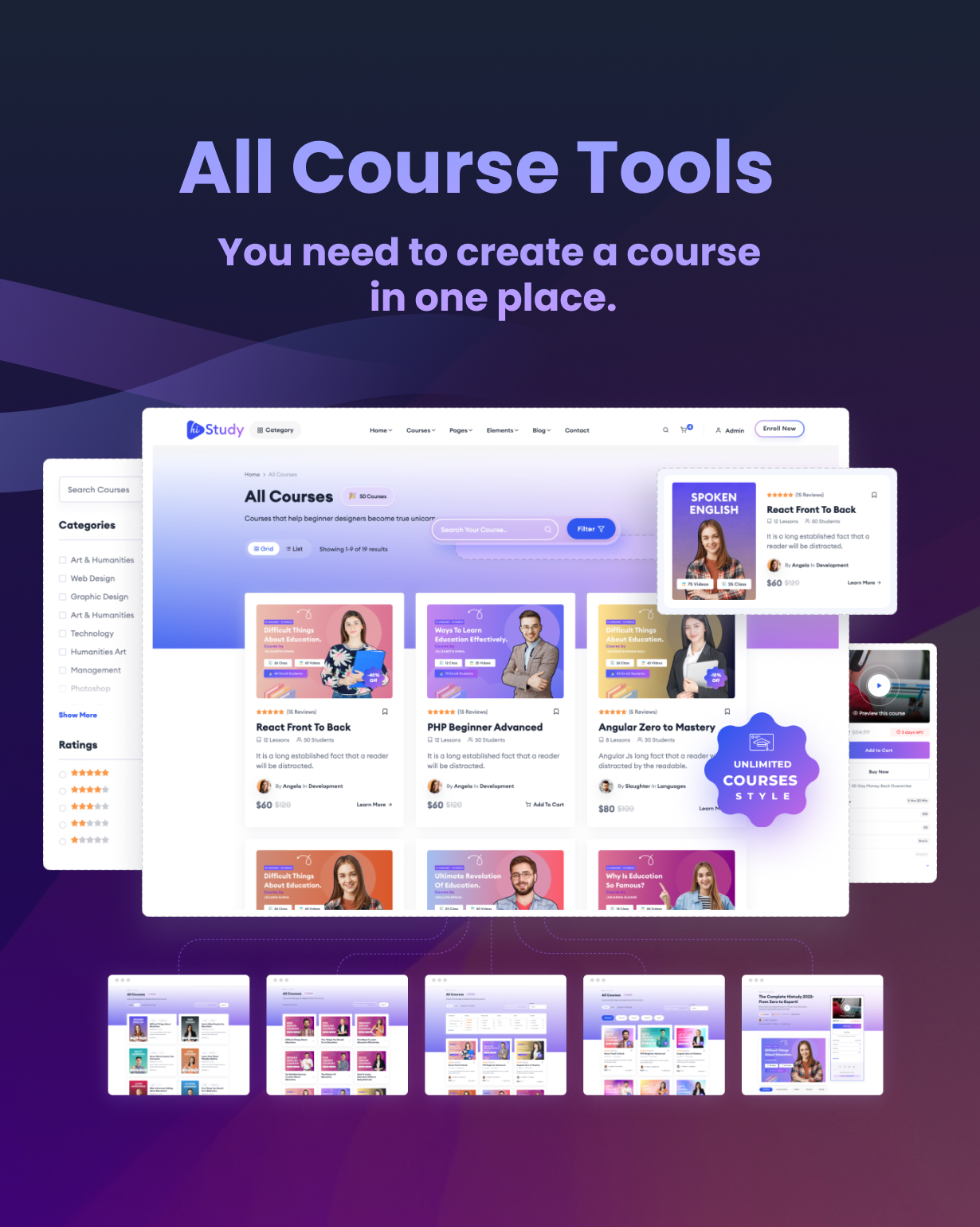 HiStudy-教育培训网课网校HTML5网站模板插图4-WP资源海
