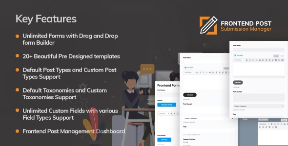 Frontend Post Submission Manager-前台投稿与用户中心WordPress插件