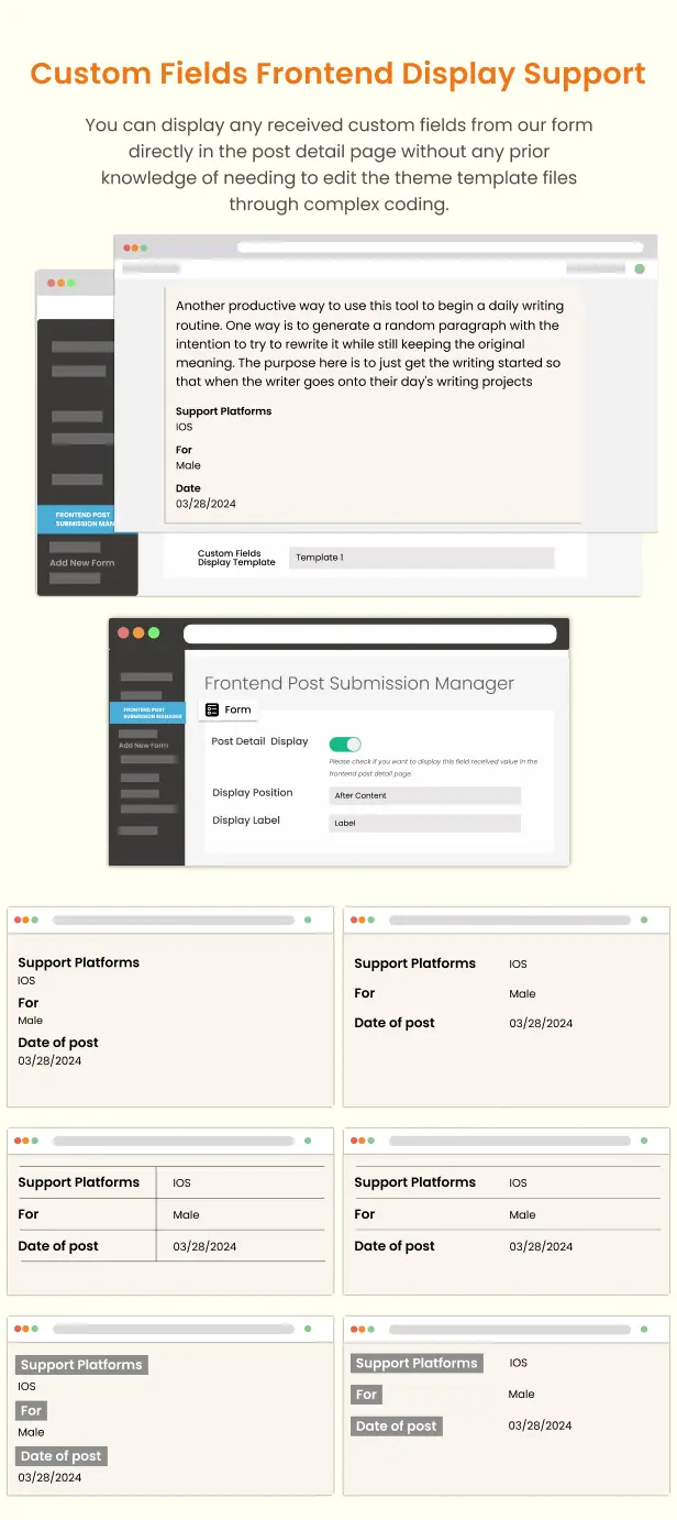 Frontend Post Submission Manager-前台投稿与用户中心WordPress插件插图9-WP资源海