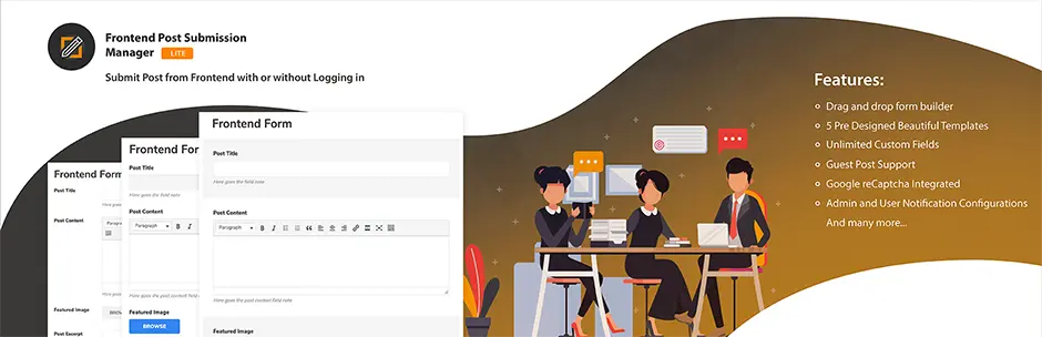 Frontend Post Submission Manager-前台投稿与用户中心WordPress插件插图2-WP资源海 Frontend Post Submission Manager-前台投稿与用户中心WordPress插件插图2-WP资源海