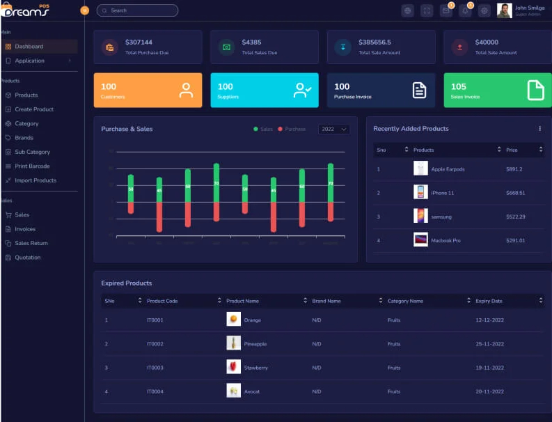 DreamsPOS-POS管理/进销存/CRM 9合1前端精品模板插图8-WP资源海 DreamsPOS-POS管理/进销存/CRM 9合1前端精品模板插图8-WP资源海