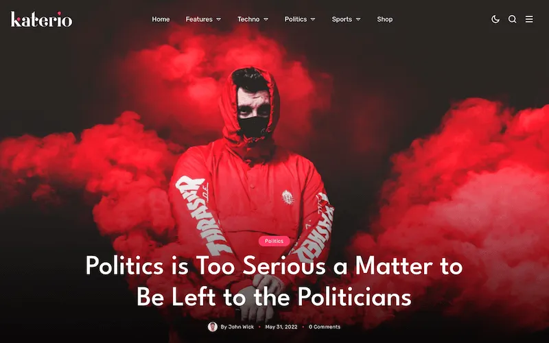 Katerio-简约漂亮的杂志博客媒体WordPress主题插图8-WP资源海 Katerio-简约漂亮的杂志博客媒体WordPress主题插图8-WP资源海