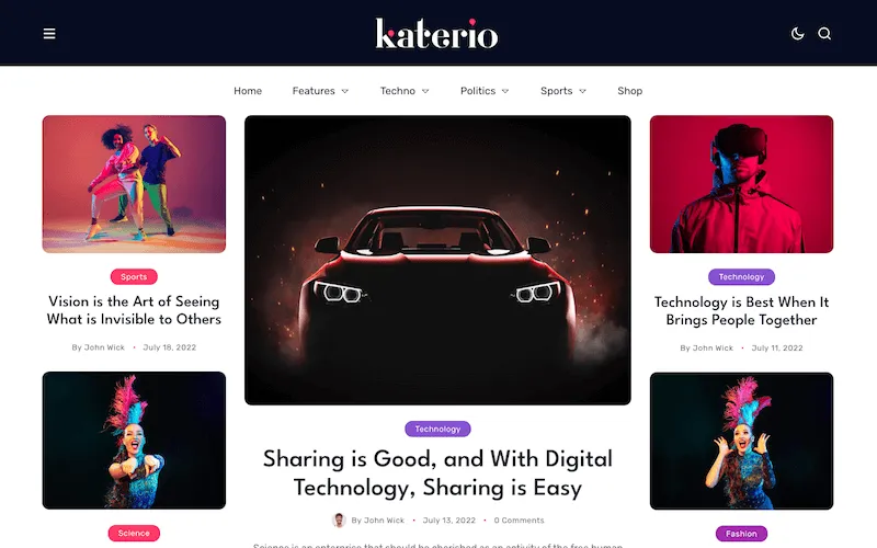 Katerio-简约漂亮的杂志博客媒体WordPress主题插图6-WP资源海 Katerio-简约漂亮的杂志博客媒体WordPress主题插图6-WP资源海