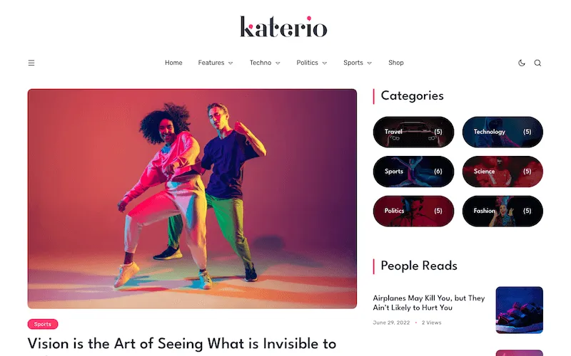 Katerio-简约漂亮的杂志博客媒体WordPress主题插图9-WP资源海 Katerio-简约漂亮的杂志博客媒体WordPress主题插图9-WP资源海
