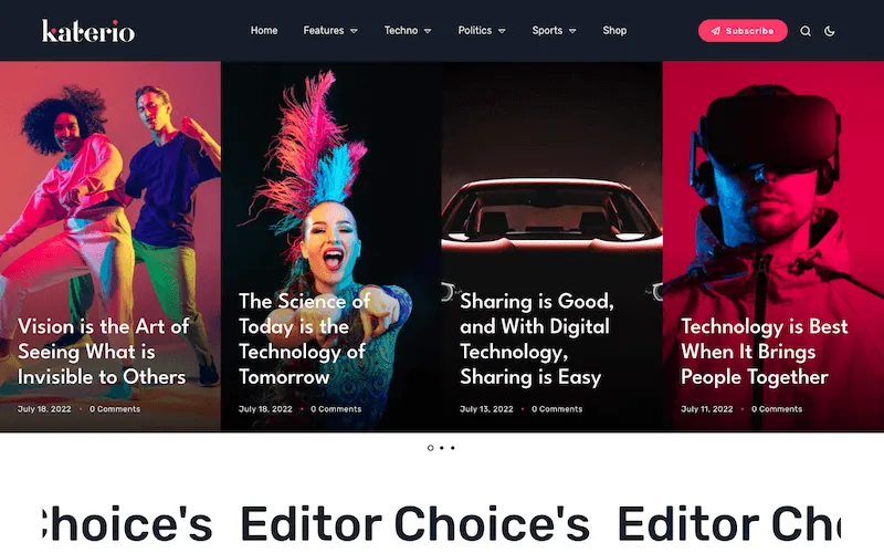 Katerio-简约漂亮的杂志博客媒体WordPress主题插图5-WP资源海 Katerio-简约漂亮的杂志博客媒体WordPress主题插图5-WP资源海