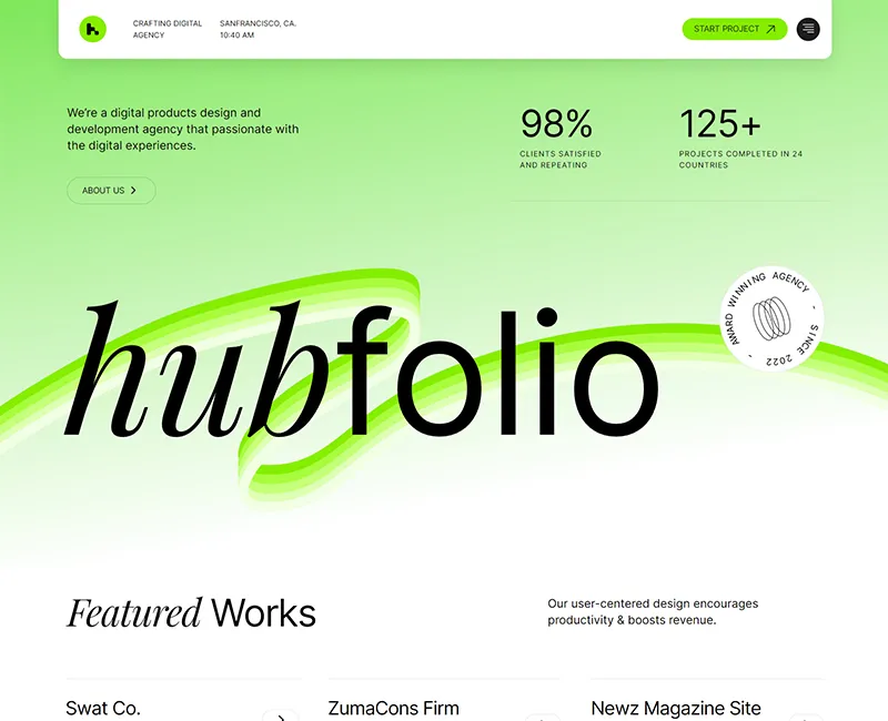Hubfolio-数字机构设计公司HTML5网站模板插图4-WP资源海 Hubfolio-数字机构设计公司HTML5网站模板插图4-WP资源海