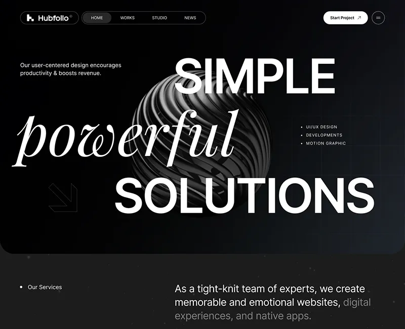 Hubfolio-数字机构设计公司HTML5网站模板插图9-WP资源海 Hubfolio-数字机构设计公司HTML5网站模板插图9-WP资源海