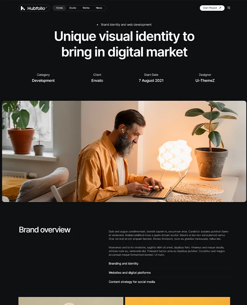 Hubfolio-数字机构设计公司HTML5网站模板插图21-WP资源海