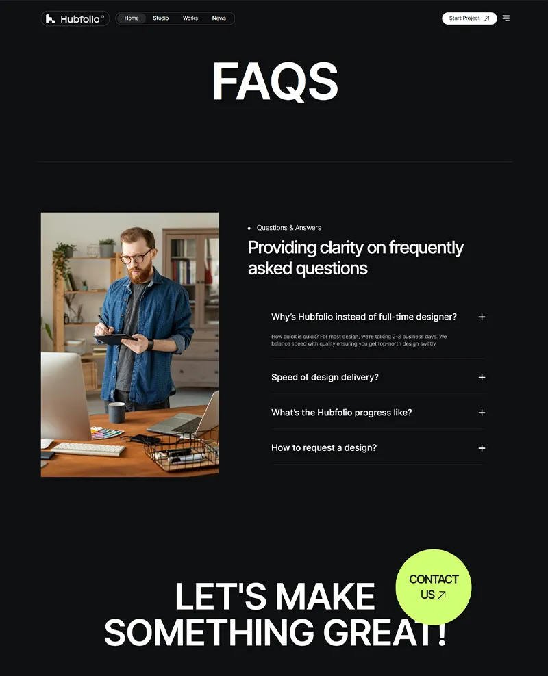 Hubfolio-数字机构设计公司HTML5网站模板插图15-WP资源海