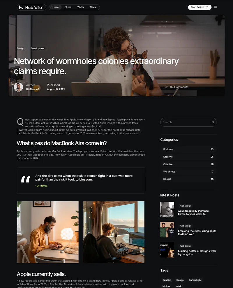 Hubfolio-数字机构设计公司HTML5网站模板插图19-WP资源海