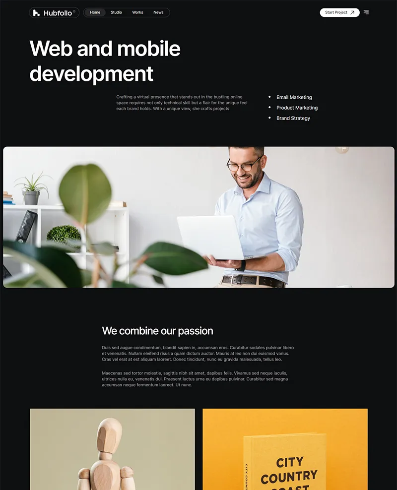 Hubfolio-数字机构设计公司HTML5网站模板插图20-WP资源海