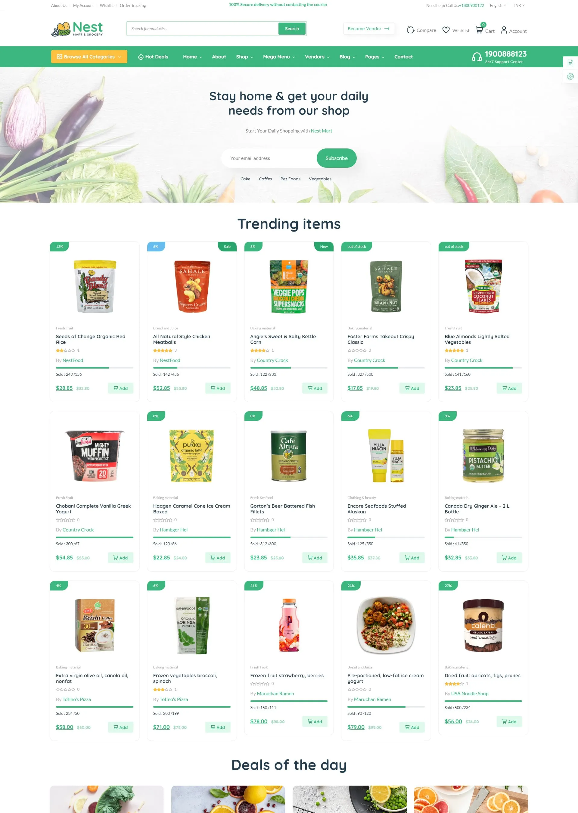 Nest-绿色食品与百货商城WordPress主题插图6-WP资源海 Nest-绿色食品与百货商城WordPress主题插图6-WP资源海