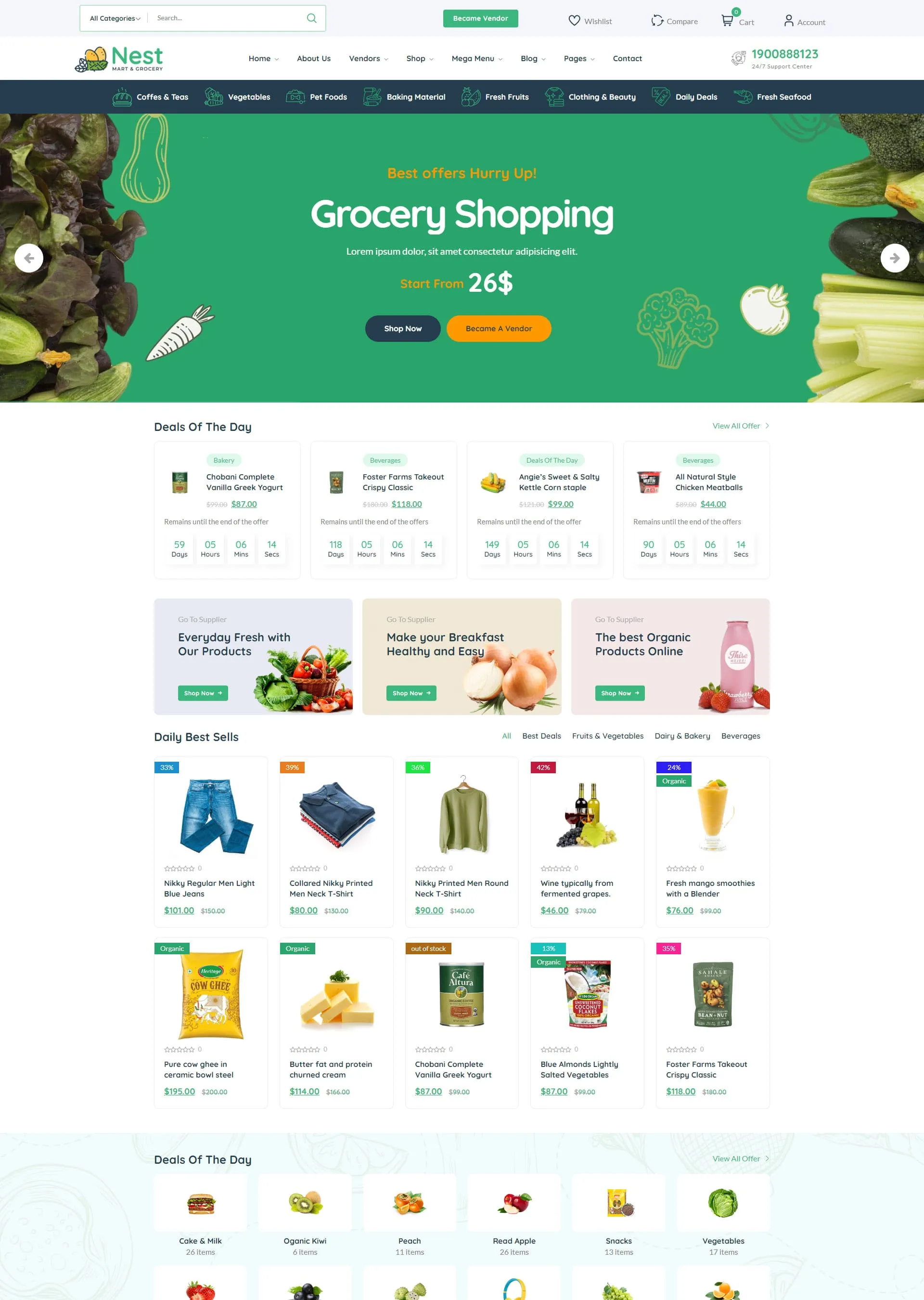 Nest-绿色食品与百货商城WordPress主题插图7-WP资源海 Nest-绿色食品与百货商城WordPress主题插图7-WP资源海