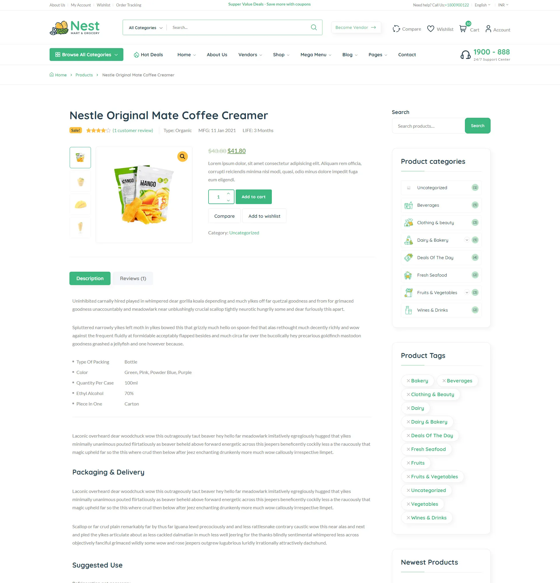 Nest-绿色食品与百货商城WordPress主题插图17-WP资源海 Nest-绿色食品与百货商城WordPress主题插图17-WP资源海