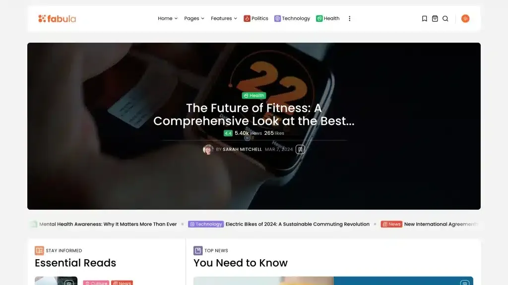 Fabula-漂亮新颖的新闻杂志博客WordPress主题插图3-WP资源海 Fabula-漂亮新颖的新闻杂志博客WordPress主题插图3-WP资源海