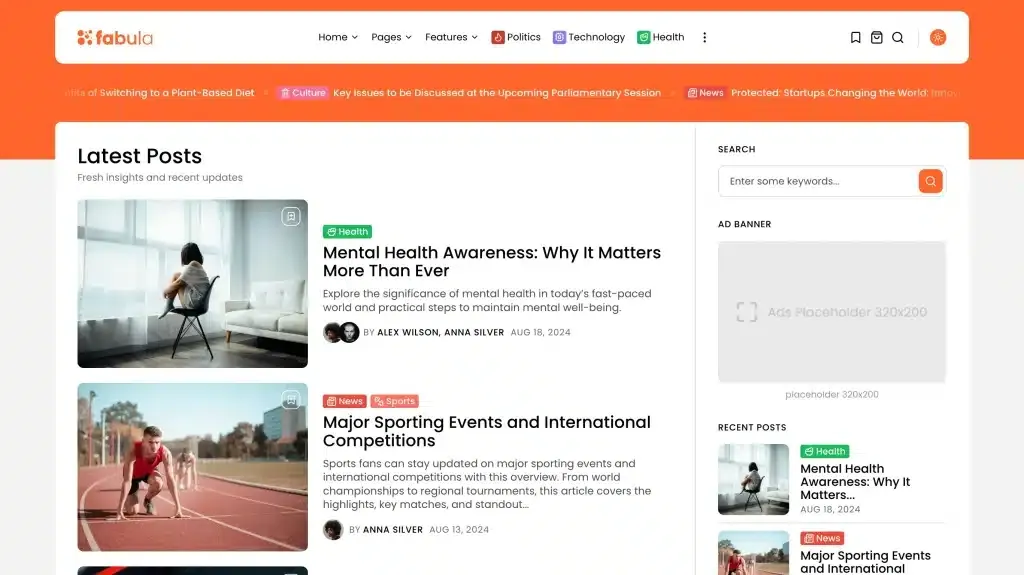 Fabula-漂亮新颖的新闻杂志博客WordPress主题插图9-WP资源海 Fabula-漂亮新颖的新闻杂志博客WordPress主题插图9-WP资源海