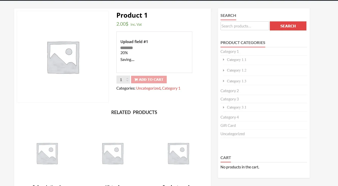 WooCommerce Upload Files-买家文件上传/产品定制插件插图3-WP资源海