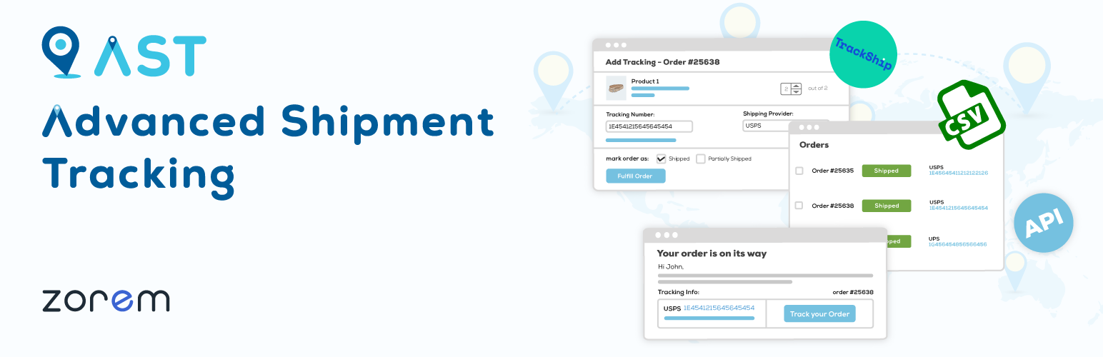 Advanced Shipment Tracking Pro-物流追踪/订单货物跟踪插件插图2-WP资源海 Advanced Shipment Tracking Pro-物流追踪/订单货物跟踪插件插图2-WP资源海