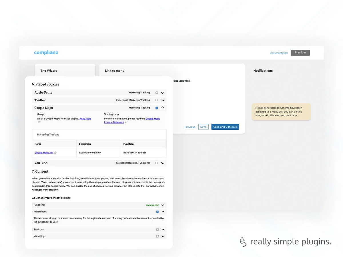 Complianz GDPR Premium-Cookie同意横幅WordPress插件插图7-WP资源海 Complianz GDPR Premium-Cookie同意横幅WordPress插件插图7-WP资源海