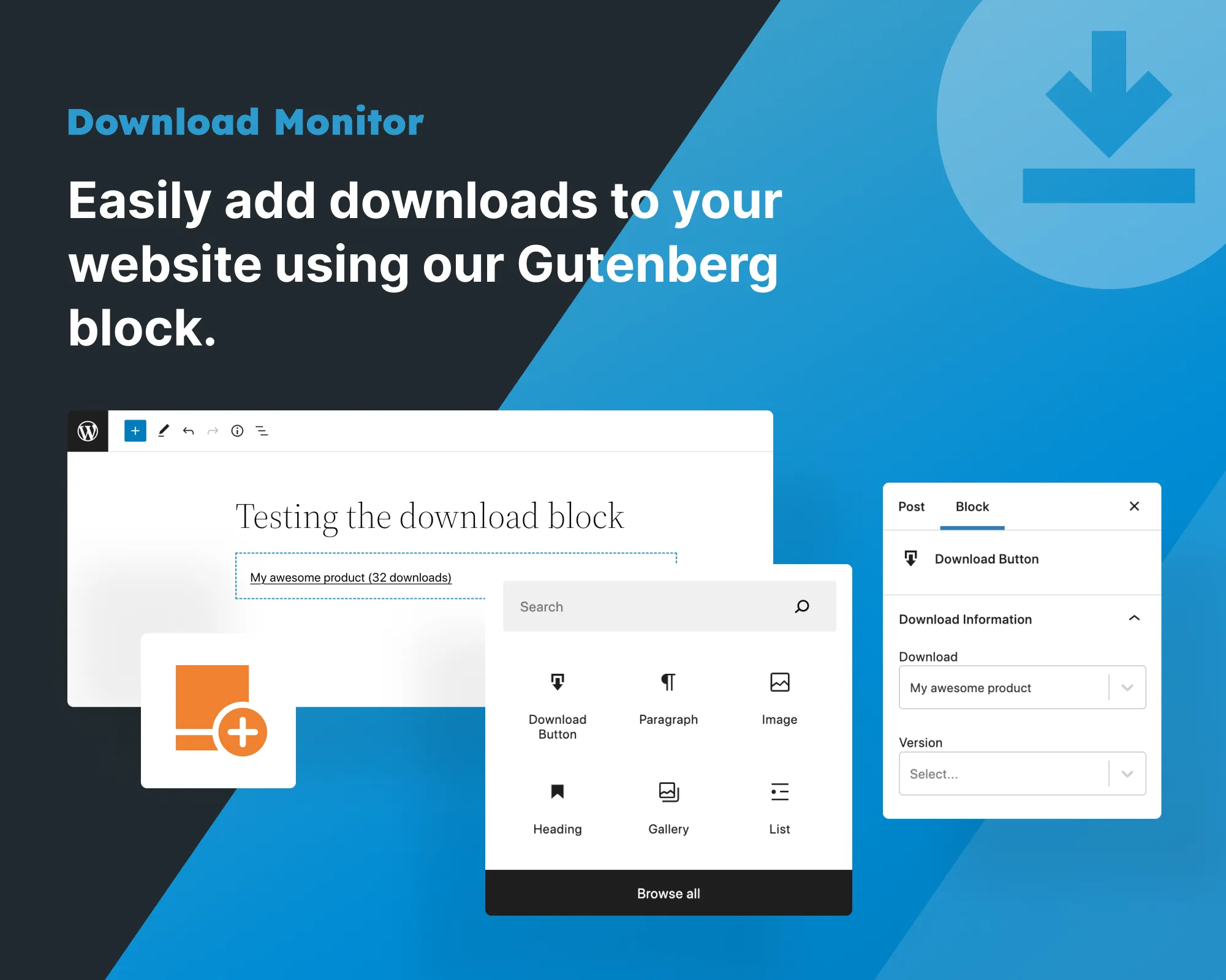 Download Monitor-下载监控/下载管理WordPress插件插图2-WP资源海 Download Monitor-下载监控/下载管理WordPress插件插图2-WP资源海