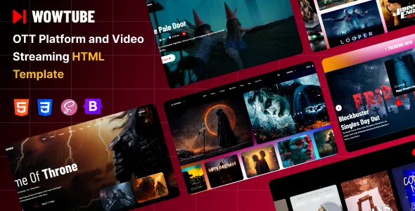 WowTube – 打造卓越视频流媒体网站的不二之选