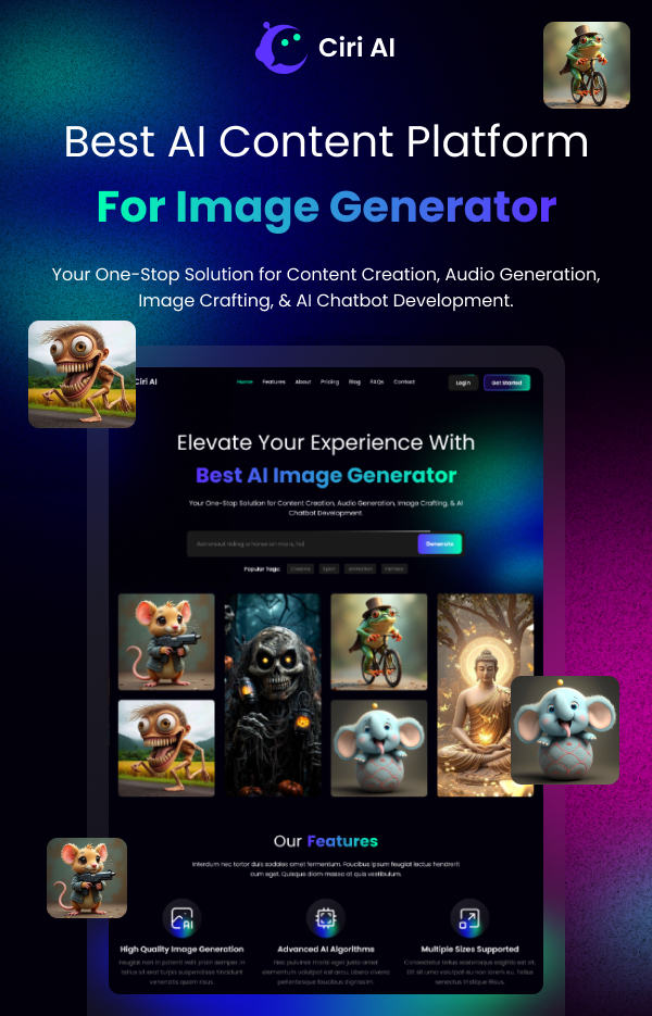 Ciri AI – AI画图AI图像生成网站HTML5模板插图3-WP资源海 Ciri AI – AI画图AI图像生成网站HTML5模板插图3-WP资源海