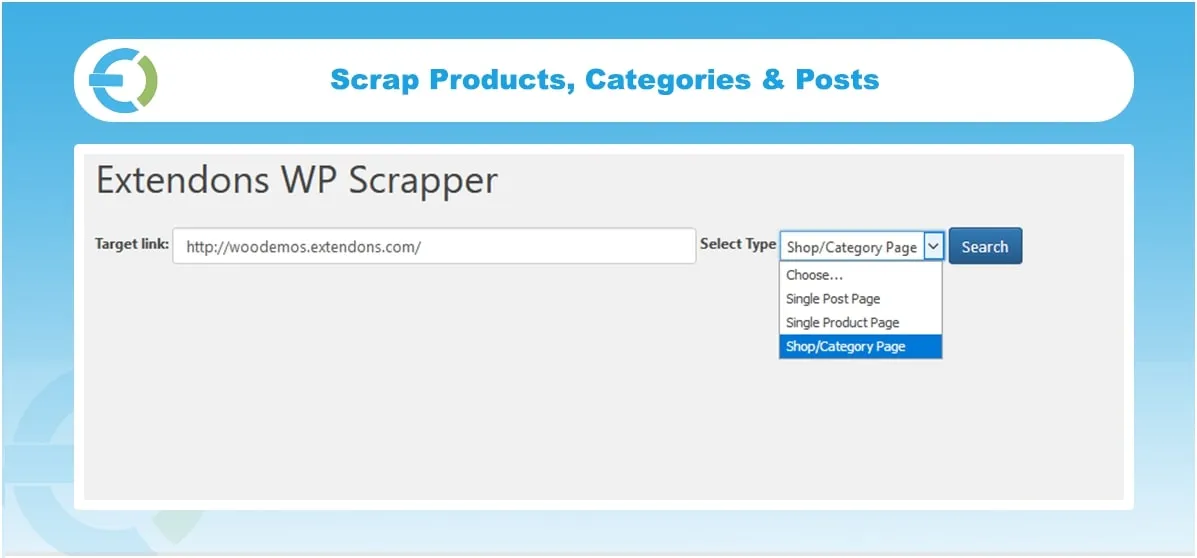 WordPress & WooCommerce Scraper-一键式内容采集与数据导入插件插图1-WP资源海 WordPress & WooCommerce Scraper-一键式内容采集与数据导入插件插图1-WP资源海
