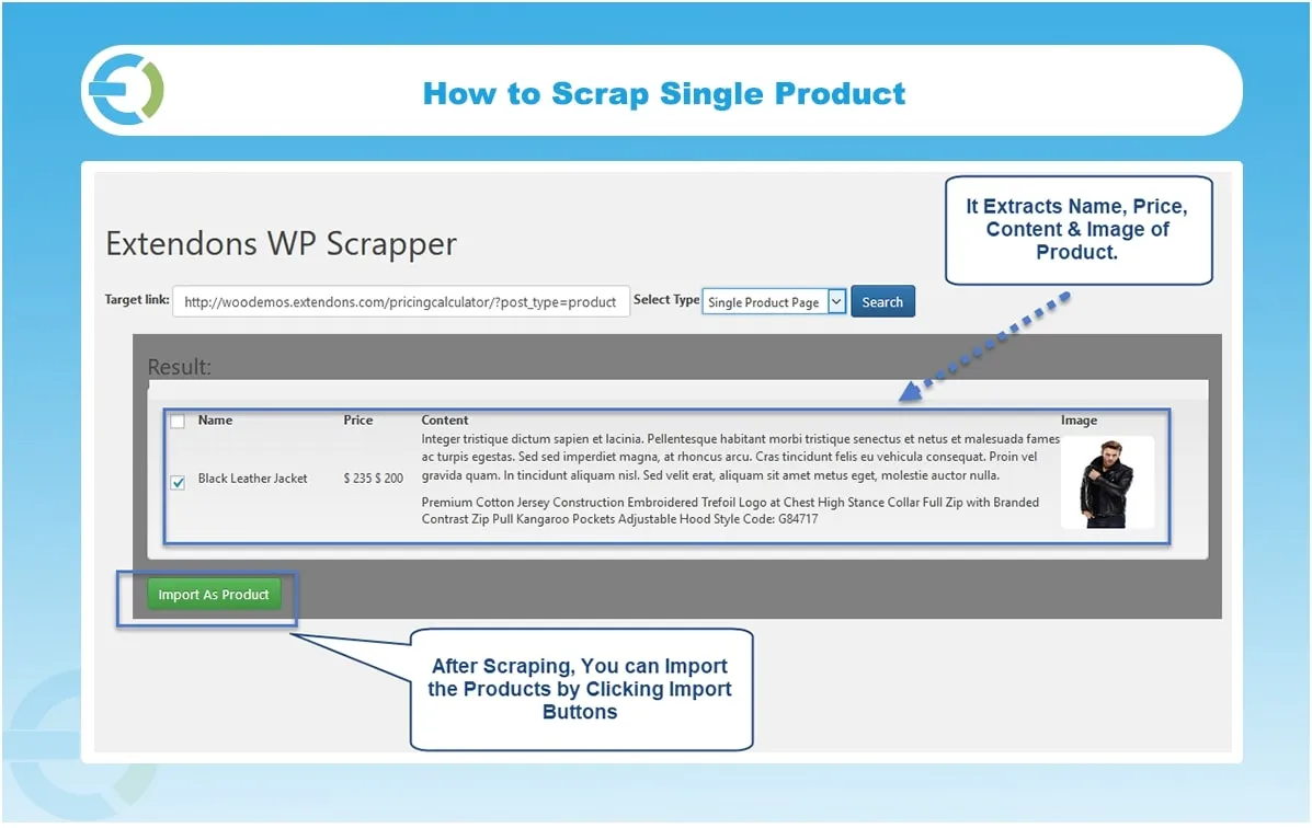 WordPress & WooCommerce Scraper-一键式内容采集与数据导入插件插图2-WP资源海 WordPress & WooCommerce Scraper-一键式内容采集与数据导入插件插图2-WP资源海