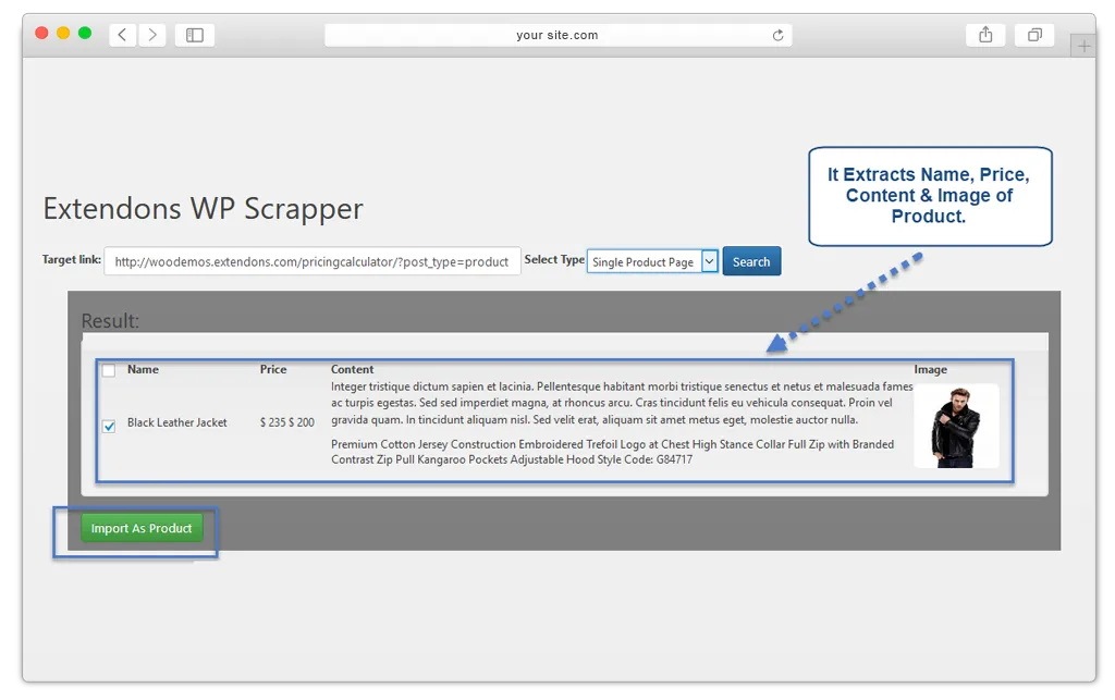 WordPress & WooCommerce Scraper-一键式内容采集与数据导入插件插图8-WP资源海 WordPress & WooCommerce Scraper-一键式内容采集与数据导入插件插图8-WP资源海