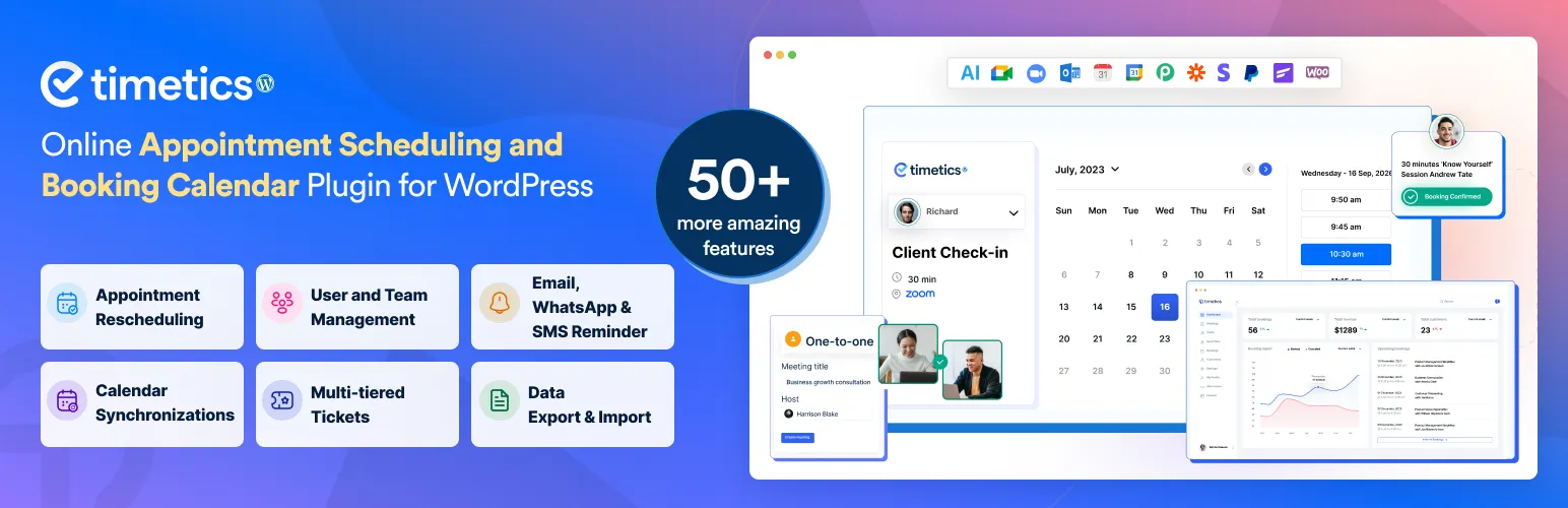 WP Timetics Pro-带AI功能的在线预约管理WordPress插件插图1-WP资源海 WP Timetics Pro-带AI功能的在线预约管理WordPress插件插图1-WP资源海
