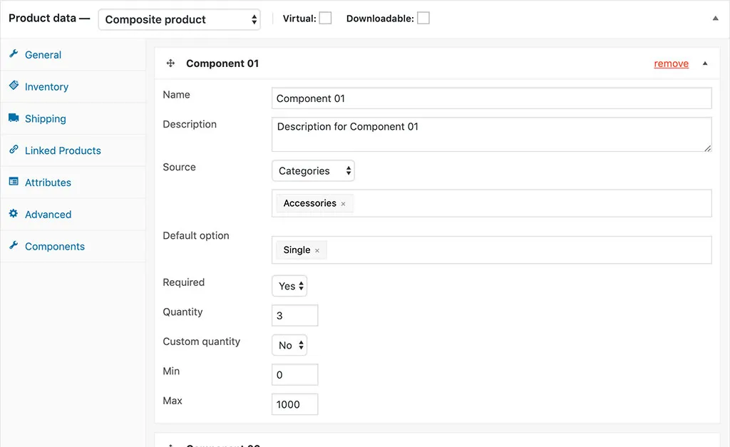 WPC Composite Products for WooCommerce 多产品捆绑/销售套餐插件插图4-WP资源海 WPC Composite Products for WooCommerce 多产品捆绑/销售套餐插件插图4-WP资源海