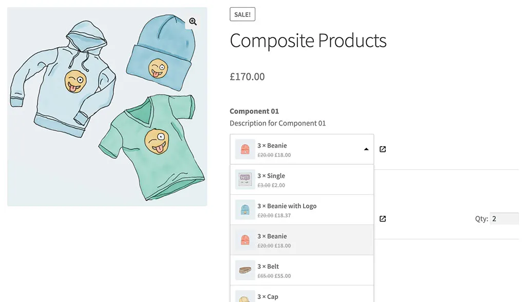 WPC Composite Products for WooCommerce 多产品捆绑/销售套餐插件插图2-WP资源海 WPC Composite Products for WooCommerce 多产品捆绑/销售套餐插件插图2-WP资源海