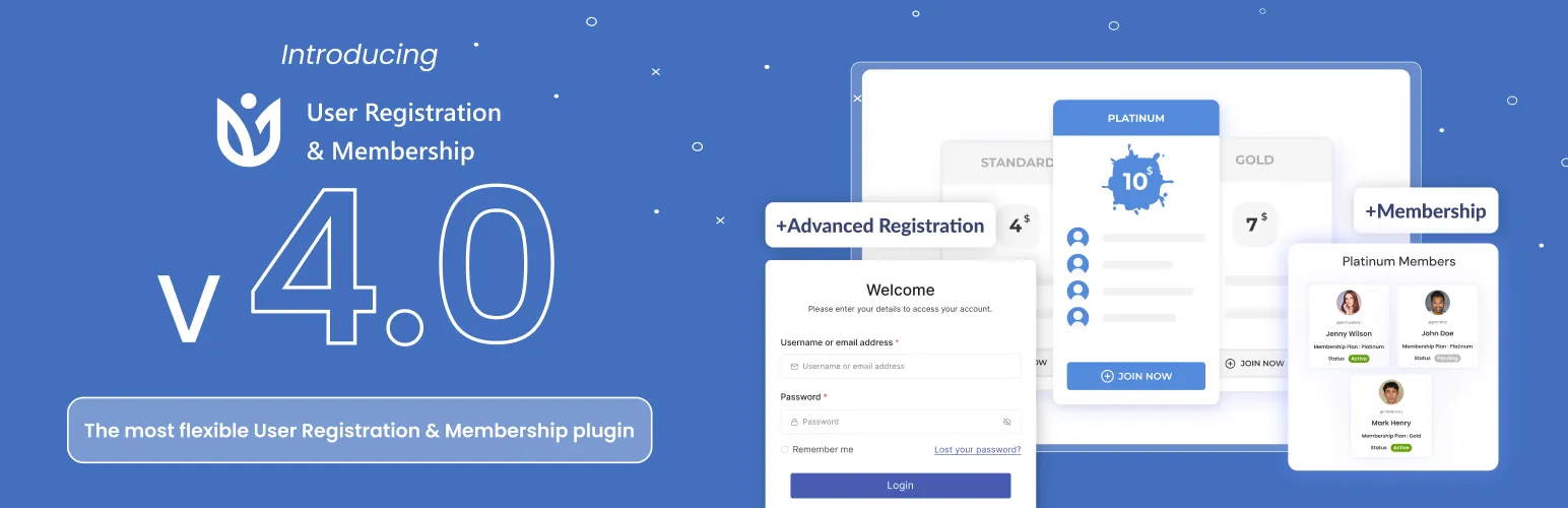 User Registration Pro-用户注册&会员管理系统WordPress插件插图1-WP资源海 User Registration Pro-用户注册&会员管理系统WordPress插件插图1-WP资源海